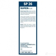 Щетка стеклоочистителя BOSCH WAFZ7D 1193517169 3397004369 SP2 6 - Изображение 4