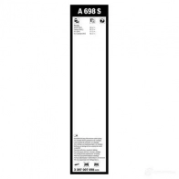 Щетка стеклоочистителя BOSCH 360640 2NOHJ 3397007698 A 698 S - Изображение 3