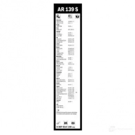 Щетка стеклоочистителя BOSCH QXKT3 360907 AR 139 S 3397014139 - Изображение 4