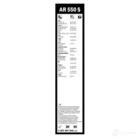 Щетка стеклоочистителя BOSCH AR 550 S 3397007045 ZDYK4T 360526 - Изображение 5