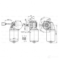 Мотор стеклоочистителя, дворников BOSCH 4047024778436 334892 0986337402 YB0 O7 - Изображение 6