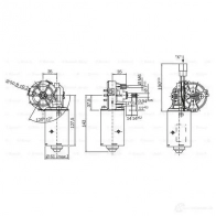 Мотор стеклоочистителя, дворников BOSCH CE P JHNO3 f006b20106 1423190295 - Изображение 5