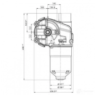 Мотор стеклоочистителя, дворников BOSCH CE P 0390243611 PBBDP 1424788637 - Изображение 4