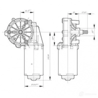 Мотор стеклоочистителя, дворников BOSCH O25FV0 C EP 0986337225 1424788638