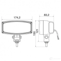 Рабочее освещение BOSCH Rectangular/Double/Spot/IP6K9K 0986310935 334668 RECTANGULAR/DOUBLE/SPOT WORKLAMP - Изображение 3