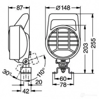 Рабочее освещение BOSCH BRN 6P1J 0306481004 321617 3165141205145 - Изображение 3