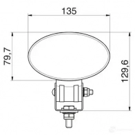 Рабочее освещение BOSCH P1L475 334698 0986310961 LED 135 SPOT BEAM