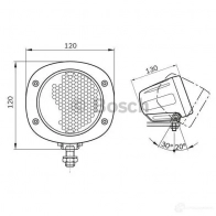 Рабочее освещение BOSCH 2EXVHH 334638 0986310675 PILOT-X 24V - Изображение 2