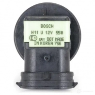 Лампа галогеновая H11 55 Вт 12 В BOSCH 350200 1987302084 12V 55W H11 PURE LIGHT Blister 1pcs - 1 987 301 339 - Изображение 4