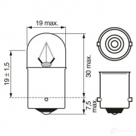 Лампа накаливания R5W TRUCKLIGHT MAXLIFE 5 Вт 24 В BOSCH E1 2DT 1987302704 24V 5W R5W TRUCKLIGHT MAXLIFE 350447 - Изображение 6