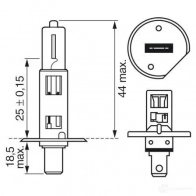 Лампа галогеновая H1 GIGALIGHT+120 55 Вт 12 В 3400K BOSCH 1423170545 12V 55W H1 GIGALIGHT 120 (BLISTER) 1987301108 HVGDN5T - Изображение 3