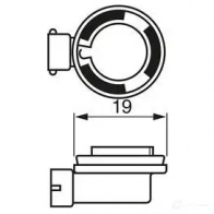Лампа галогеновая H11 GIGALIGHT+120 55 Вт 12 В 3200K BOSCH 1987301133 AP8 KYLS 1437241341 - Изображение 2