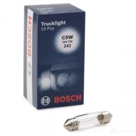 Лампа C5W 5 Вт 24 В BOSCH 350413 C5W 1987302507 24V 5W C5W TRUCKLIGHT - Изображение 2
