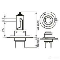Лампа галогеновая H7 LONGLIFE DAYTIME 55 Вт 12 В BOSCH 350190 12V 55W H7 LONGLIFE DAYTIME Blister 1pcs - 1 987 301 057 1987302078 - Изображение 6