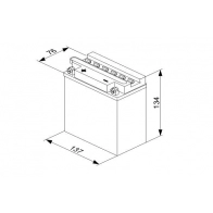 Аккумулятор универсальный BOSCH 1440034084 2Y2 KRGR 0092M40240 - Изображение 1