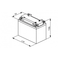 Аккумулятор 7 ач обратная 420 а 12 в 175x87x130 BOSCH E1O2H07 333607 0986122633 LTX24HL-BS LION - Изображение 5
