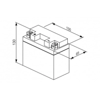 Аккумулятор 5 ач прямая 290 а 12 в 150x65x130 BOSCH ZQHOXNA 333593 0986122619 LT12B-BS LION - Изображение 7