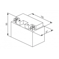 Аккумулятор 3.5 ач прямая 210 а 12 в 150x87x93 BOSCH 0986122610 333575 LTX12-BS LION LTX12-BS - Изображение 5
