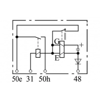 Реле, повторное включение стартера Bosch 1423138619 MJFV EB3 0 331 802 003 NI0PN - Изображение 2