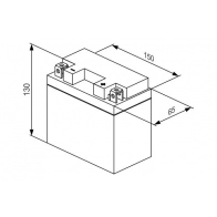 Аккумулятор 5 ач обратная 290 а 12 в 150x65x130 BOSCH LB16AL-A2 LION 333591 FPD63O 0986122618 - Изображение 5