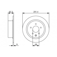 Тормозной диск Bosch BD1749 E1 90R-02C0357/0156 0 986 479 R14 340327 - Изображение 5