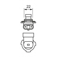 Лампа накаливания BOSCH LO YZRNZ 1987301039 1440042761 - Изображение 2