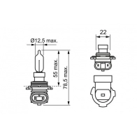 Лампа накаливания BOSCH 1987302027 1440042778 7 QN3O - Изображение 5