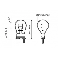 Лампа накаливания BOSCH 1987302274 EKV CI9 1440042783