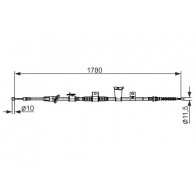 Трос ручника Bosch BC2 570 V8IMX 1 987 482 570 355579