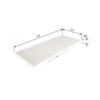 Салонный фильтр Bosch 350865 1 987 431 197 M 1197 LTIU7OG - Изображение 5
