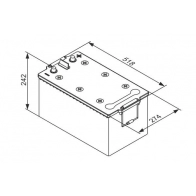 Аккумулятор универсальный BOSCH 485 J2A 1440044131 0092TA0800 - Изображение 3