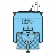 Пневмобаллон BPW LT8F X43 1424181485 0542943860