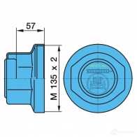 Колпак подшипника колеса BPW 0521225200 1438566399 KJ2 IIF0