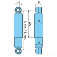 Амортизатор BPW 0237026002 1425273968 7YIOV 9