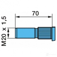 Шпилька колеса BPW WBNT CCS 1439576853 0329670011