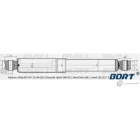 Амортизатор маслянный задний BORT 11238064 1422495285 C9SCQ 1 2YEJB