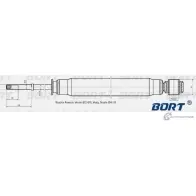 Амортизатор газомасляный задний BORT 1422495352 GQYVJ HX P2UQW G11245160