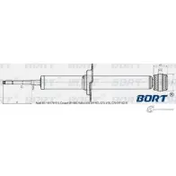 Стойка амортизационная газомасляная задняя