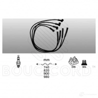 Высоковольтные провода зажигания, комплект BOUGICORD 1845436 FCM RC4A 3285190000000 8108
