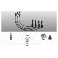 Высоковольтные провода зажигания, комплект BOUGICORD 1845424 3285190000000 6R A6EZ4 7414