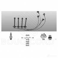 Высоковольтные провода зажигания, комплект BOUGICORD 7191 3285195871919 1845368 68JG5 A