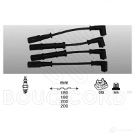Высоковольтные провода зажигания, комплект BOUGICORD 8113 J JVBGB7 1845441 3285190000000