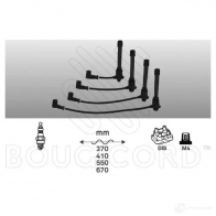 Высоковольтные провода зажигания, комплект BOUGICORD Fiat Punto (188) 2 Хэтчбек 1.2 16V 80 (1833, 235, 253, 255, 333, 353, 639 80 л.с. 1999 – 2006 8WW W8 4206 3285190000000