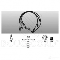 Высоковольтные провода зажигания, комплект BOUGICORD 1845268 3285190000000 P4 L1L7 4196