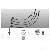 Высоковольтные провода зажигания, комплект BOUGICORD M MCKPJF 3285190000000 1845266 4194